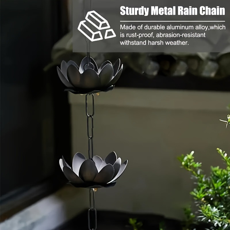 سلسلة مطر على شكل زهرة اللوتس  - مراجعة Gardening Tools Basic وسعره